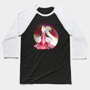 Mermaid Rock Painting Baseball T-Shirt